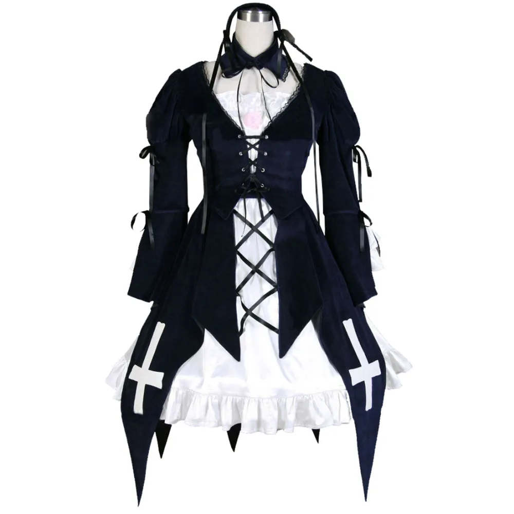 2017 в стиле Rozen Maiden Suigintou ртутная лампа платье Косплэй костюм|cosplay costume|dress cosplayrozen