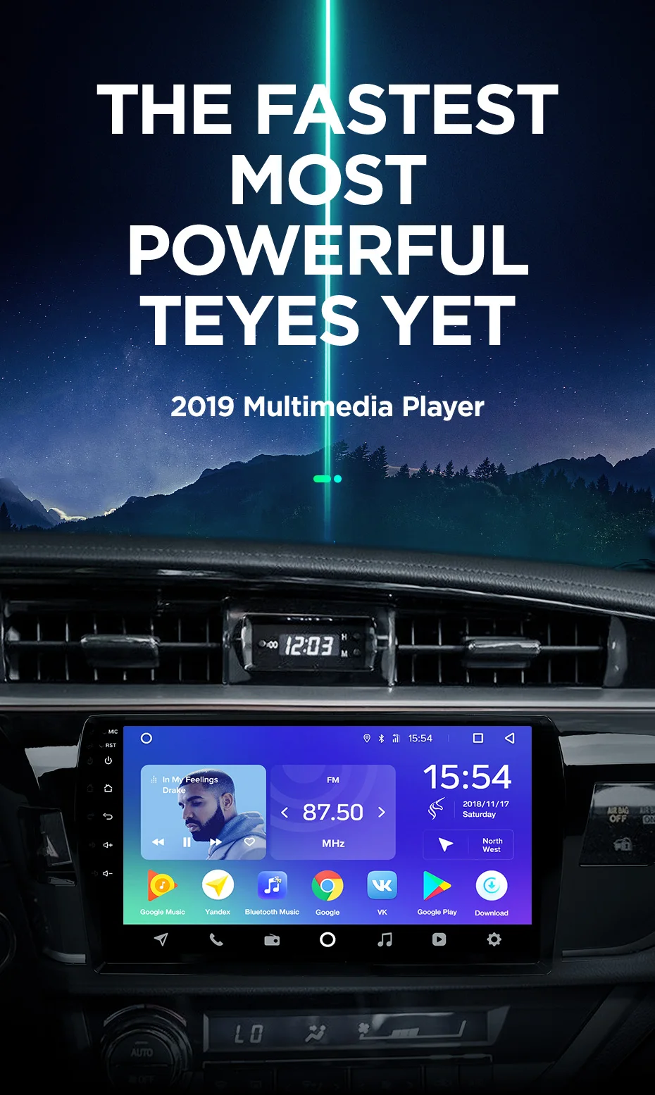 TEYES SPRO для Toyota Corolla 2013- автомобильный Радио Мультимедиа Видео плеер навигация gps Android 8,1 аксессуары седан без dvd 2