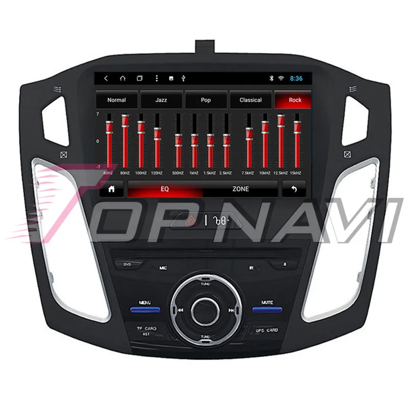 Автомагнитола для Ford Focus 2012 2013 2014 2015 9 дюймов Android 8 1|GPS транспорта| |