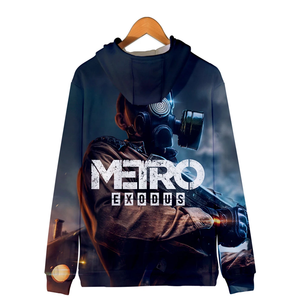 Летние толстовки, 3D Metro Exodus LuckyFriday, толстовка на молнии, Harajuku, спортивный костюм, свободная толстовка с капюшоном, толстовки для мужчин/женщин