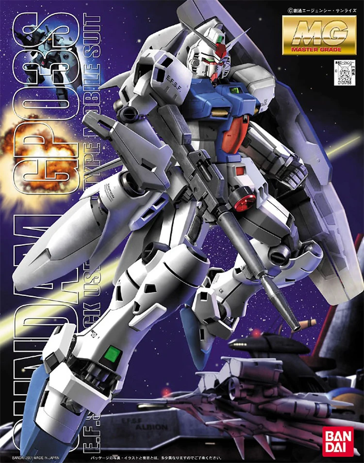 Bandai Gundam MG 1/100 GP03S RX 78 мобильный костюм сборки модель Наборы фигурки пластмассовые