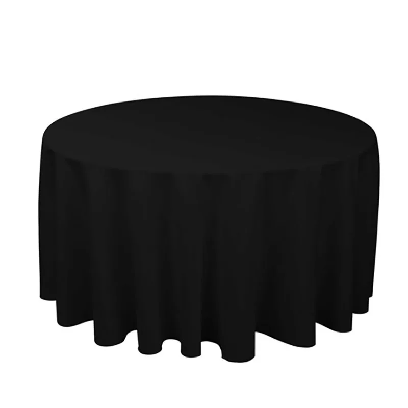 Livia Event Tex круглая Свадебная скатерть события День рождения украшение дома белая Рождественская скатерть из полиэстра крышка