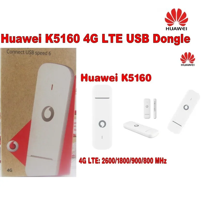 Лот из 10 шт разблокированный Huawei K5160 4G LTE USB ключ Stick Datacard мобильный широкополосный