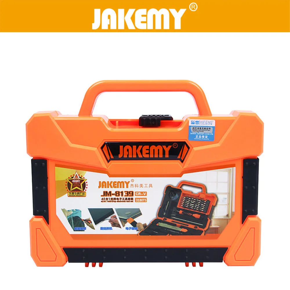 Горячие новые продукты Jakemy Jeccomis комбинированный инструмент 47 в одном отвертке Cmbination складной винт семья дешевые скидки дома
