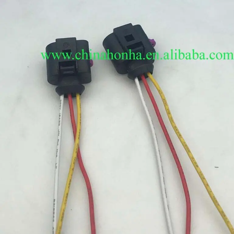 

5/10/20/50/100 pcs 3 pin/way 1.5mm 1J0973703 Camshaft Cam Sensor Pigtail Plug Connector 1J0 973 703