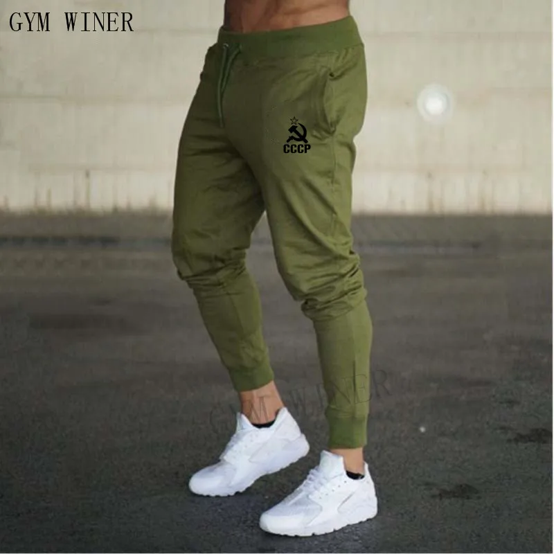 Fashion Joggers Sweatpants Men print Slim Cuff Track Pants Tracksuit Trousers Men's Cotton Pencil AutumnThe New | Мужская одежда