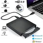 Внешний оптический привод DVD ROM USB 2,0 CDDVD-ROM, рекордер для проигрывателя, тонкий портативный рекордер для ноутбука, windows, Macbook