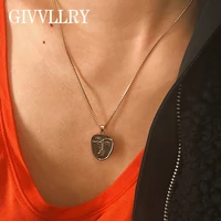 free shipping abstract face relief pendant necklaces for women vintage creative geometric sweater chain necklace jewelry