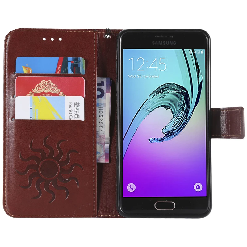 Флип-чехол для Samsung Galaxy A3 2016 A310 A36 кожаный чехол-бампер SM A310F A310S A310I A310Y A310H чехол