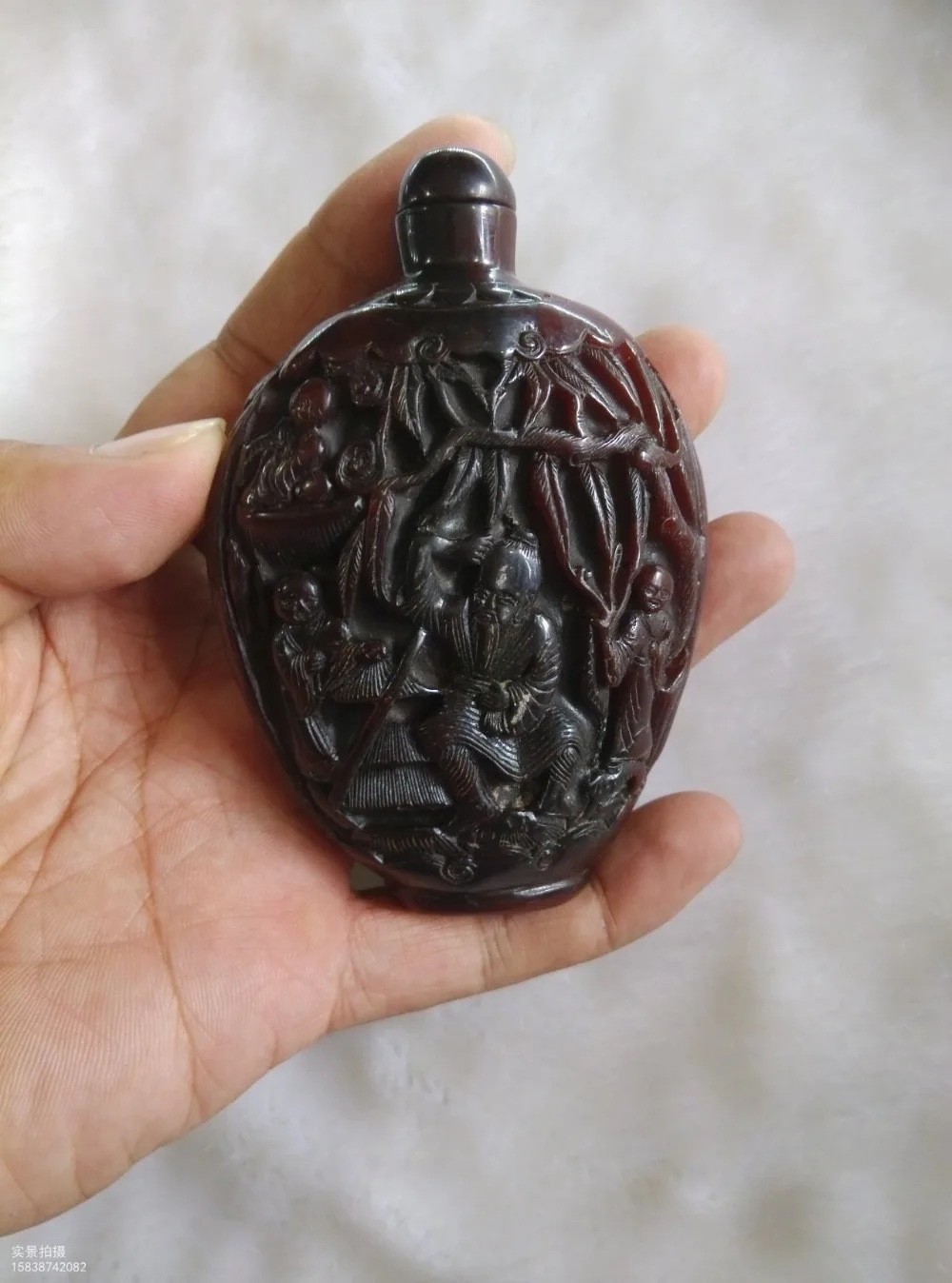 

Collection old rhinoceros horn bone snuff bottle, Board games, best adornment & collection, free shipping