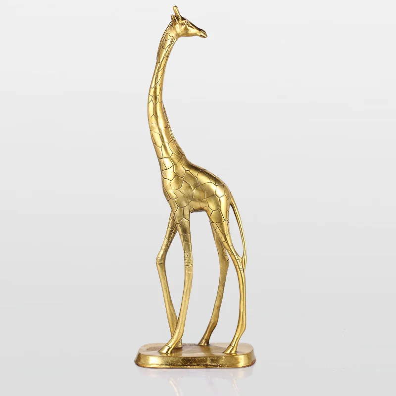 Сша типа меди жираф искусства скульптуры Домашнего Интерьера гостиной украшения