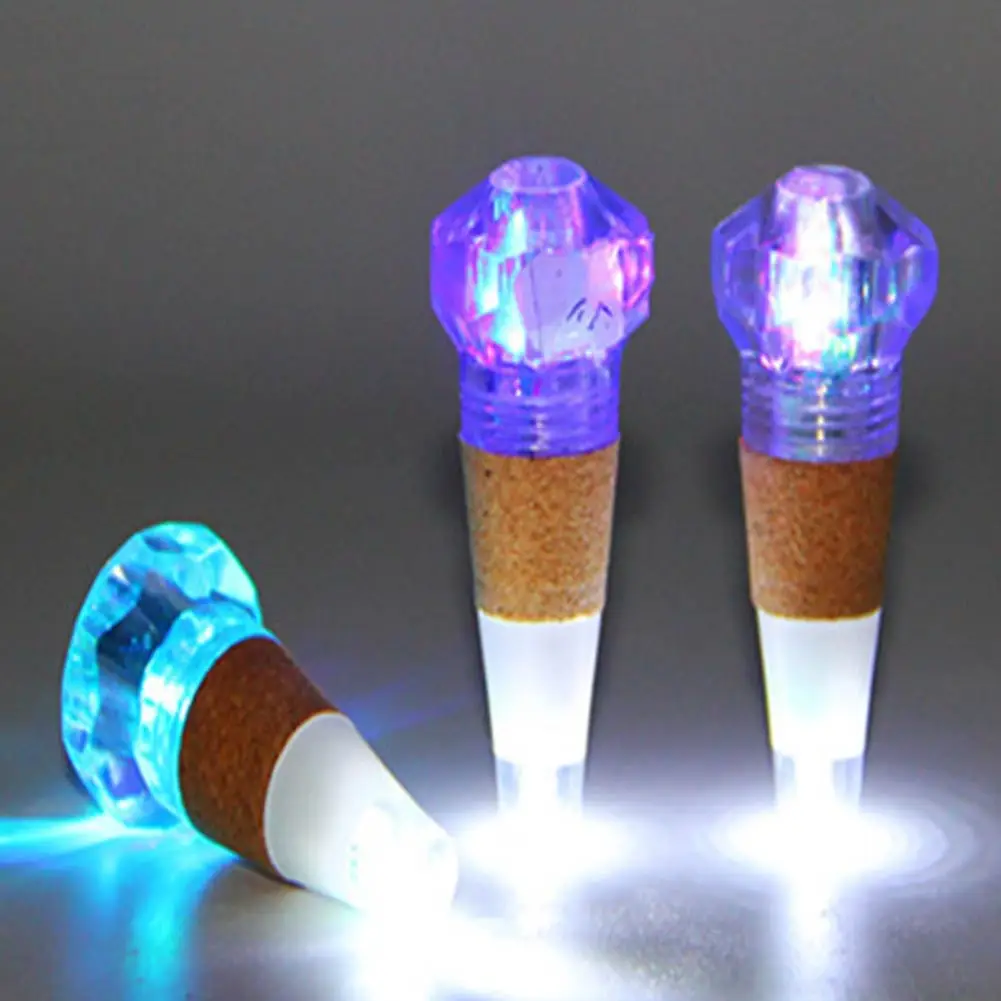 7 видов цветов USB перезаряжаемая сенсорная светодиодная бутылка для вина