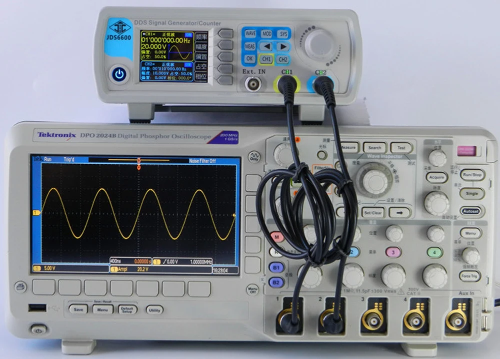 JUNTEK JDS6600 Серия DDS генератор сигналов двухканальный генератор цифровой импульсный источник сигнала Частотомер