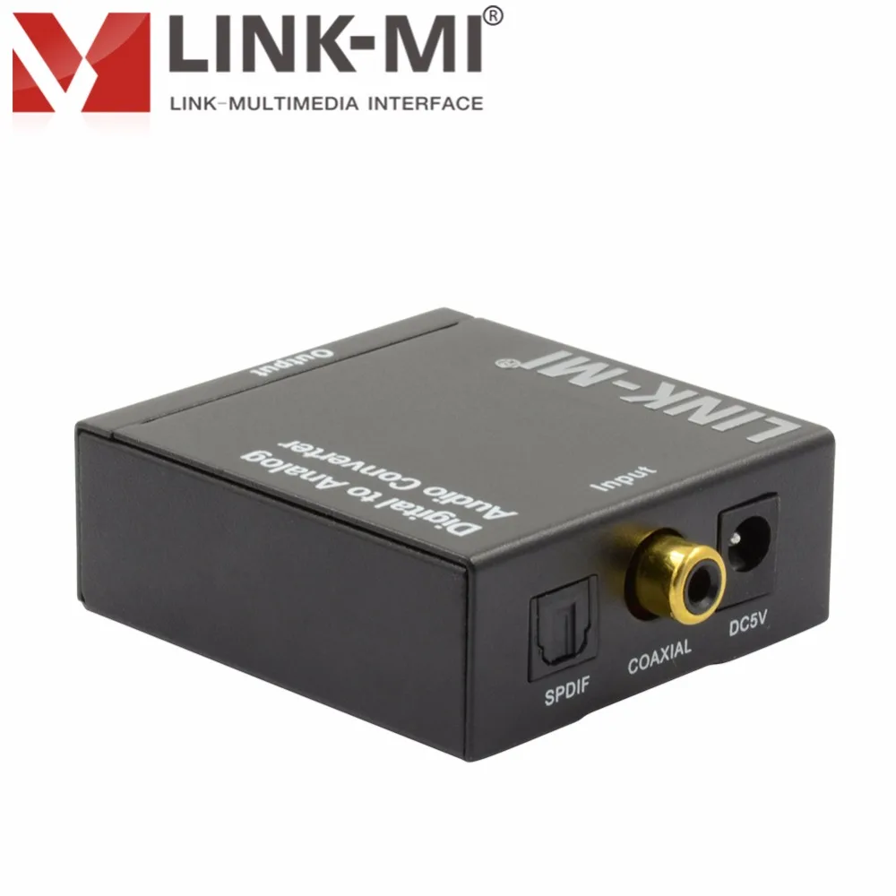 LINK-MI DA02-AUDIO цифро-аналоговый аудио конвертер с объемом Управление цифровой