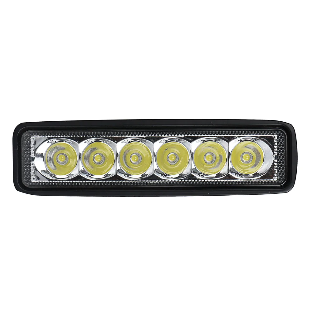 Tripcraft New 2PCS 6inch 18W LED Work Light Single row for motorcycle Tractor Boat OffRoad 4WD 4x4 Truck SUV ATV Spot Flood 12V |
