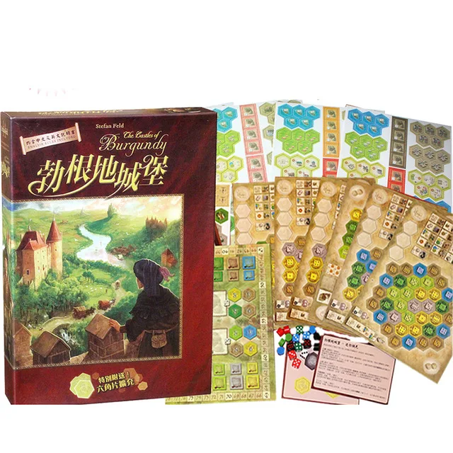 Высококачественные бордовые настольные игры с замками для детей 2-4 игроков