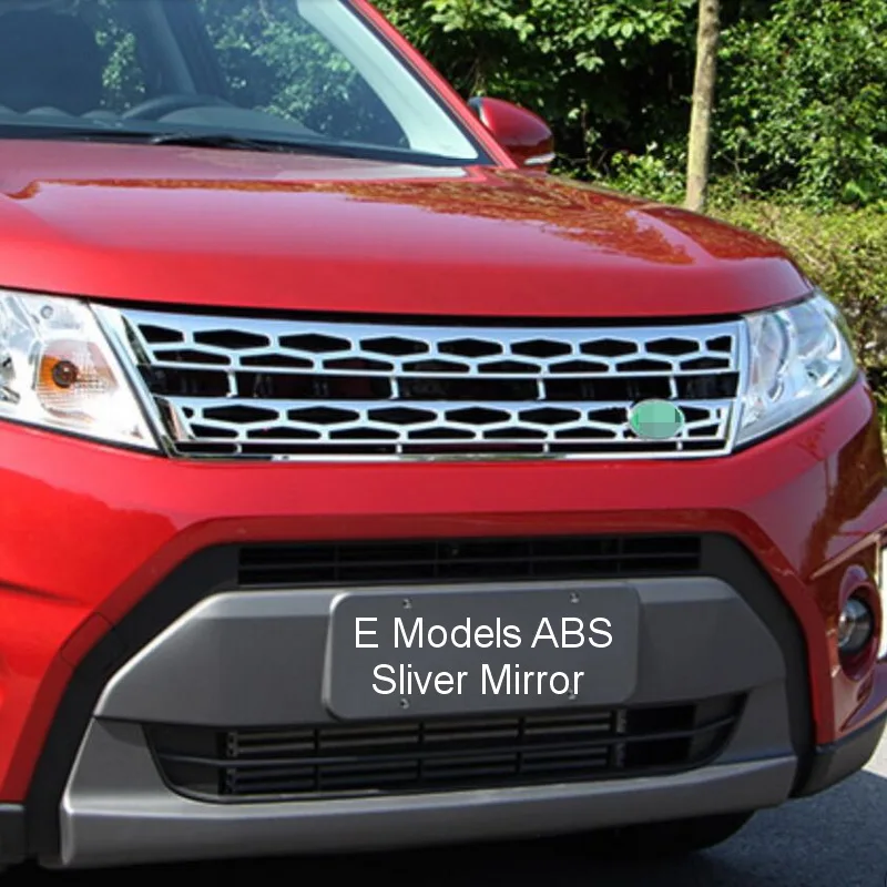 E Model Tonlinker чехол наклейки для SUZUKI Vitara автомобильный Стайлинг 1 шт. внешние части ремонт переднее украшение для лица гоночные грили - Цвет: E Model