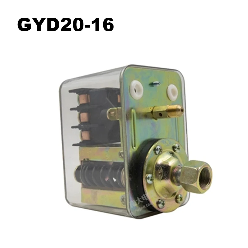 380 V 16A 20A GYD20 серия "Heavy Duty" воздушный компрессор Давление переключатель Управление клапан GYD20-16A/16B/16C 0.3Mpa