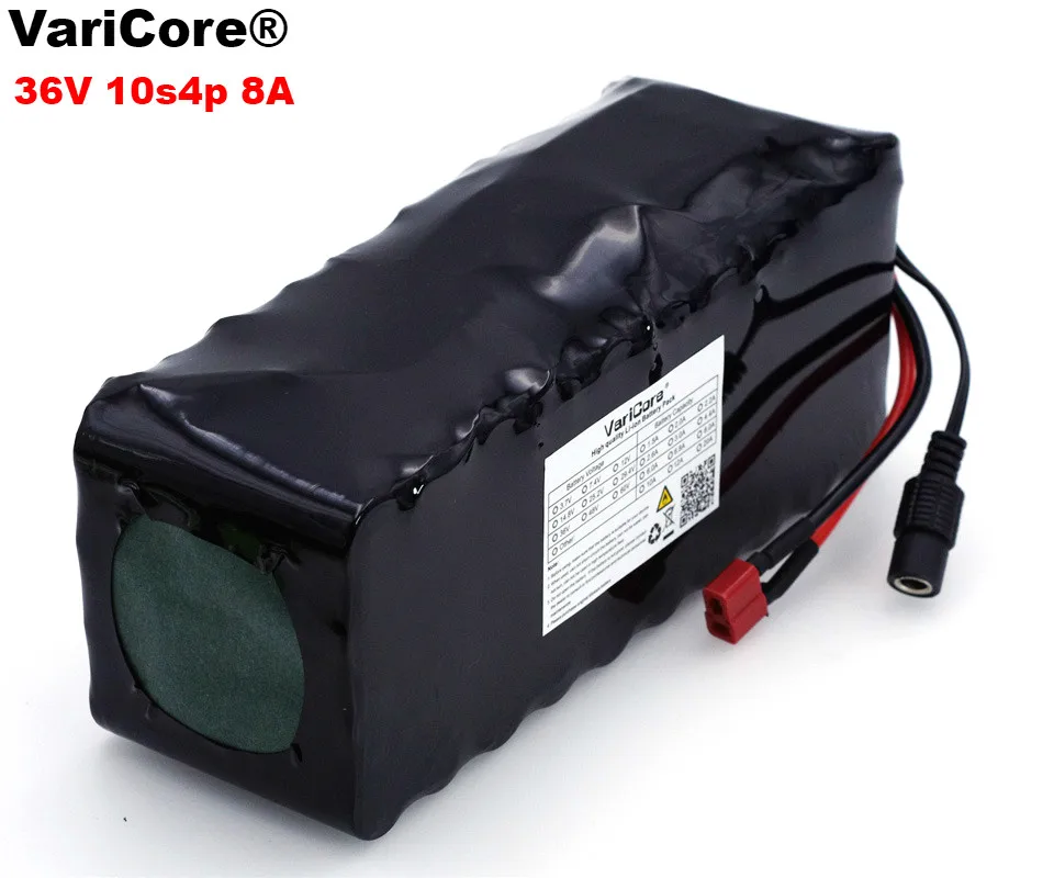 

Аккумулятор VariCore 36 В, 8 А ч, 10S4P 18650, для модифицированного велосипеда, для электромобиля 36 В, защита печатных плат BMS