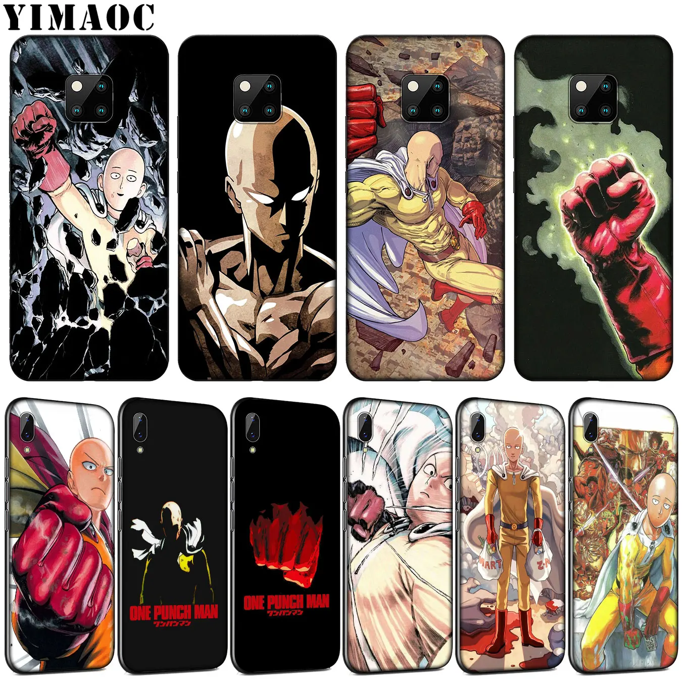 YIMAOC Аниме ONE PUNCH MAN Мягкий силиконовый чехол для телефона Huawei Mate 30 20 10 Pro Nova 5I 5T 5 4 4E 3i