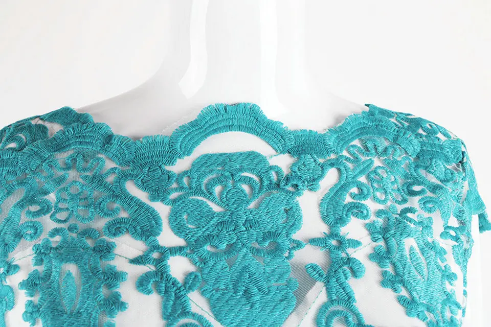Мода Boho короткое платье выпускного вечера es платье выпускного вечера Совок тюлевый кружевной накладной орнамент молния А-силуэт чай Длина Пышное вечернее платье