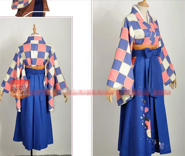 Кимоно для косплея love live SONODA UMI Taisho костюм Хэллоуина аниме бесплатная доставка |