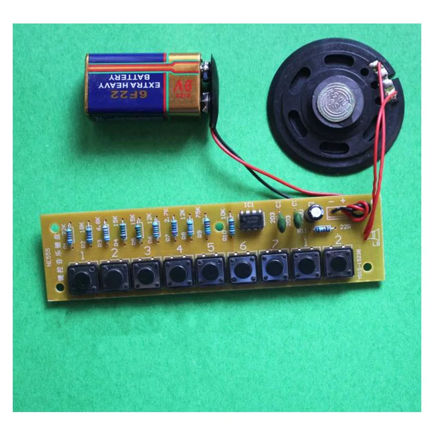 Cnikesin DIY NE555 интегральной схемы ключ клавиатура люкс Запчасти производство