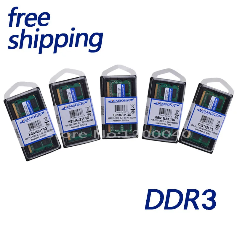 Новые чипы памяти KEMBONA для ноутбука оперативная память DDR3 1600 8G 1 5 В поддержка всех