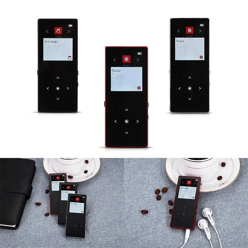 16 Гб сенсорная кнопка Bluetooth MP3 плеер ультра тонкий цветной экран hi fi звук Walkman