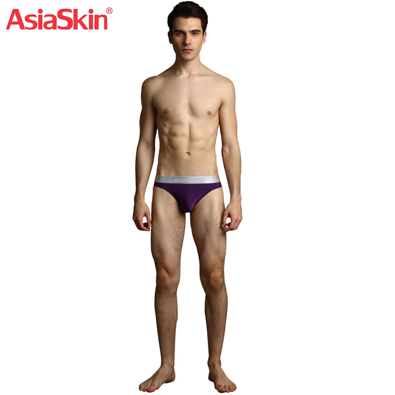 Мужские трусы брифы из ледяного шелка черные однотонные бесшовные от известного