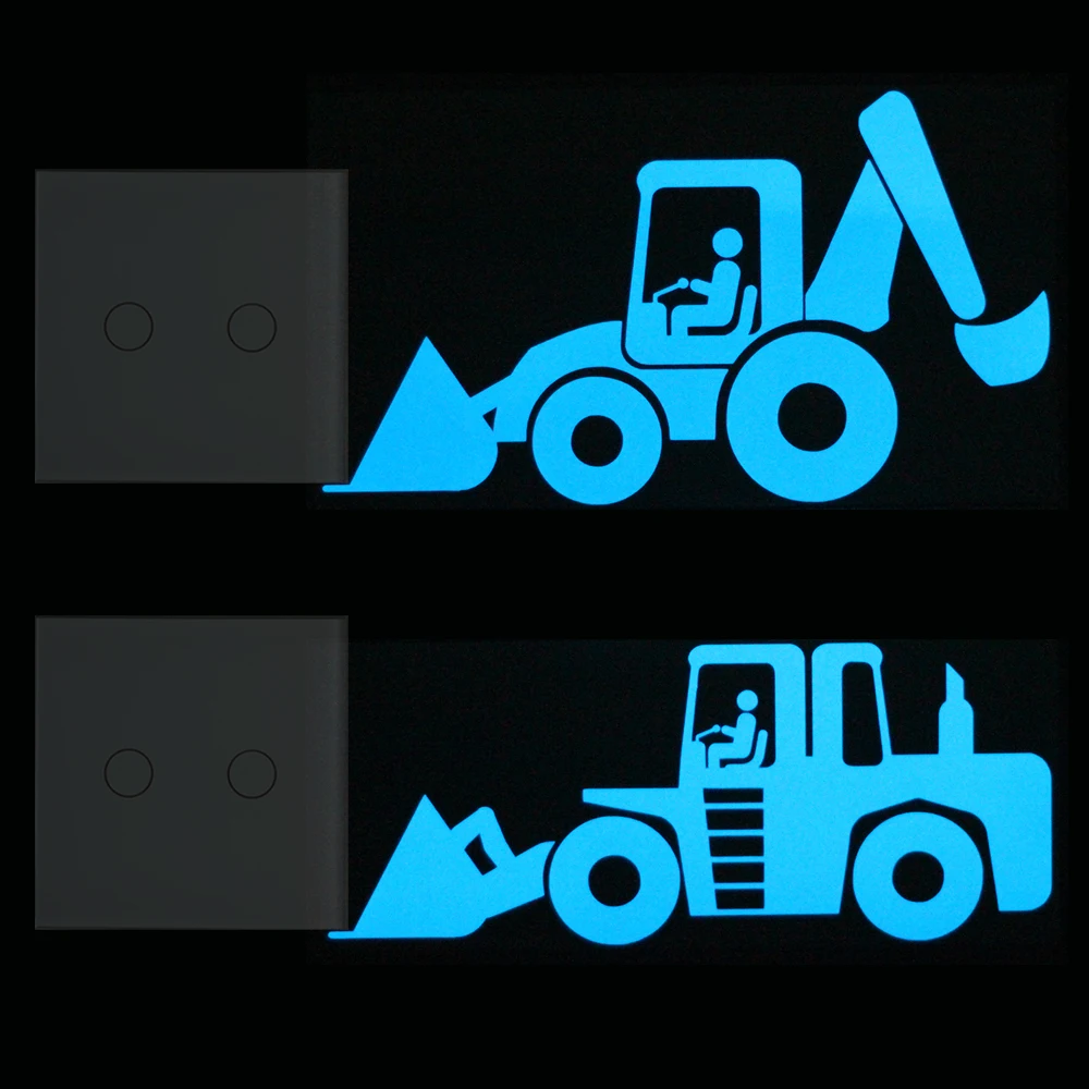 Строительный экскаватор для бульдозера техника домашнего декора светящийся