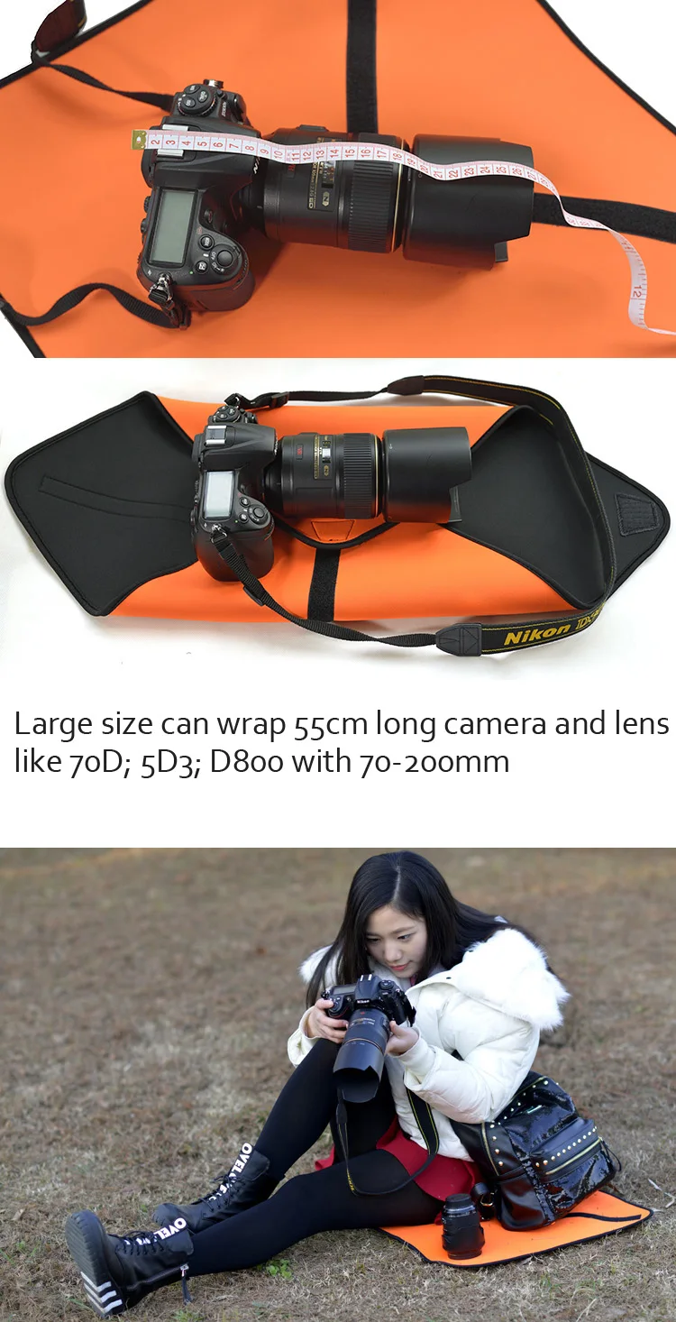 Водонепроницаемая тканевая Защитная крышка Roadfisher для камеры Canon 5D3 6D Nikon D810 D750 D4S 1DX