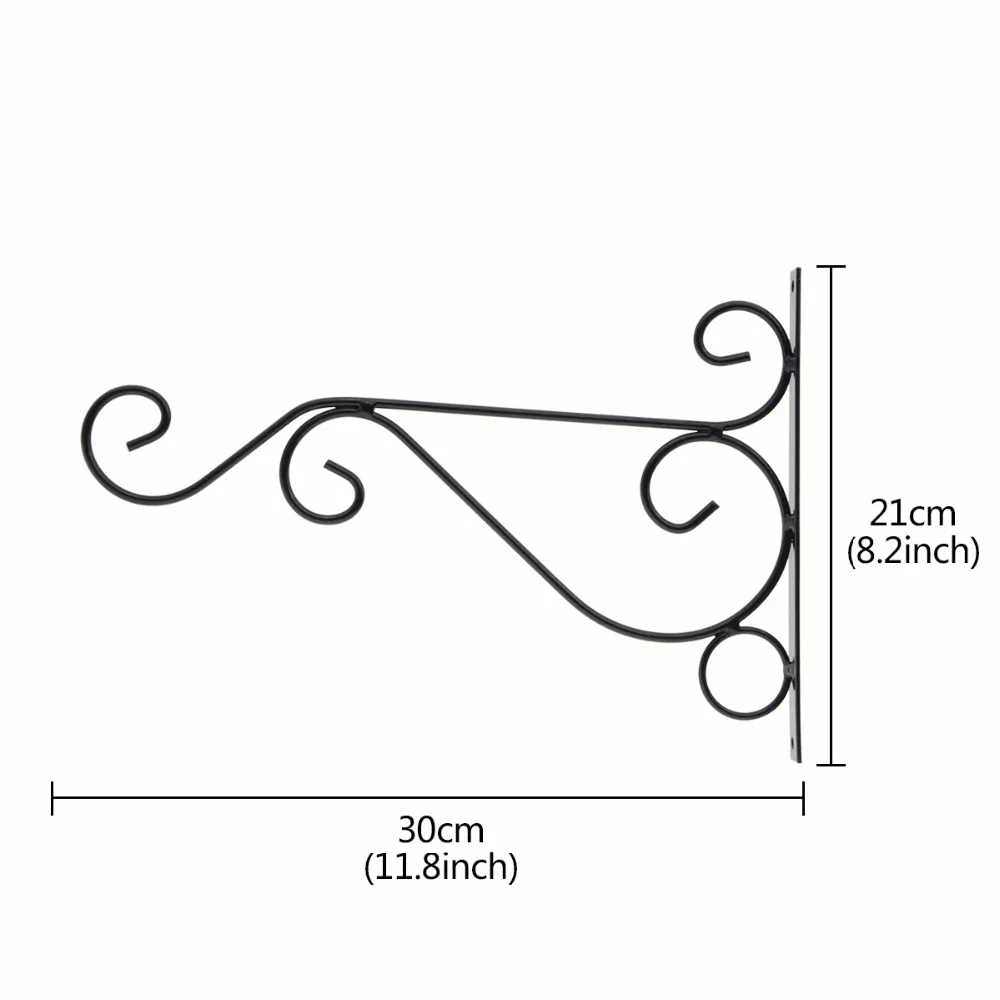 5 шт. Европейский Стиль Настенный Держатель для кашпо Железный цветочный горшок