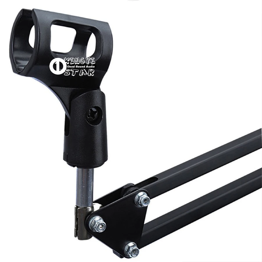 Настольная подставка для микрофона с ножничным рычагом и зажимом подвесной