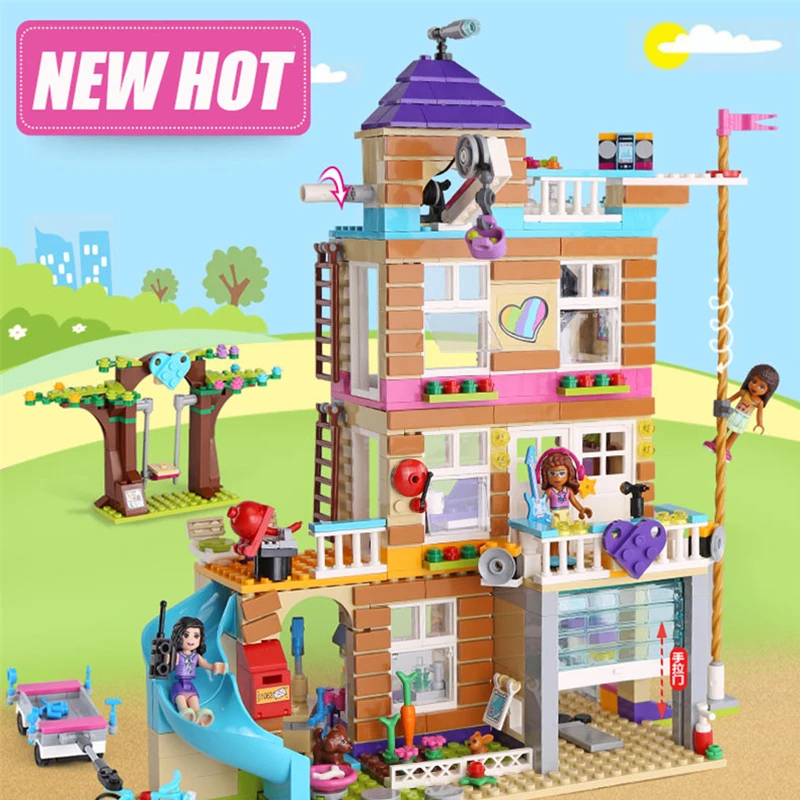 10859 друзья 730 шт игрушки для детей Совместимые Legoings Девушки серии дружба дом набор