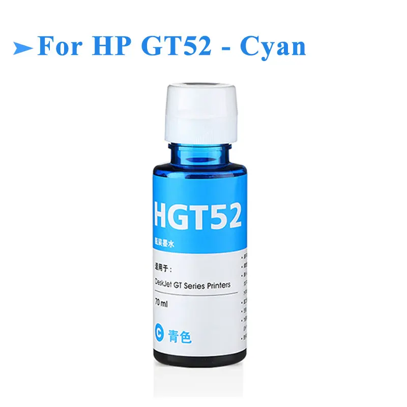 100 мл/бутылка универсальные чернила для hp GT51 GT52 GT5810 GT5820 GT серии струйный принтер для GT 51 52 GT 5810 5820 Заправка чернилами
