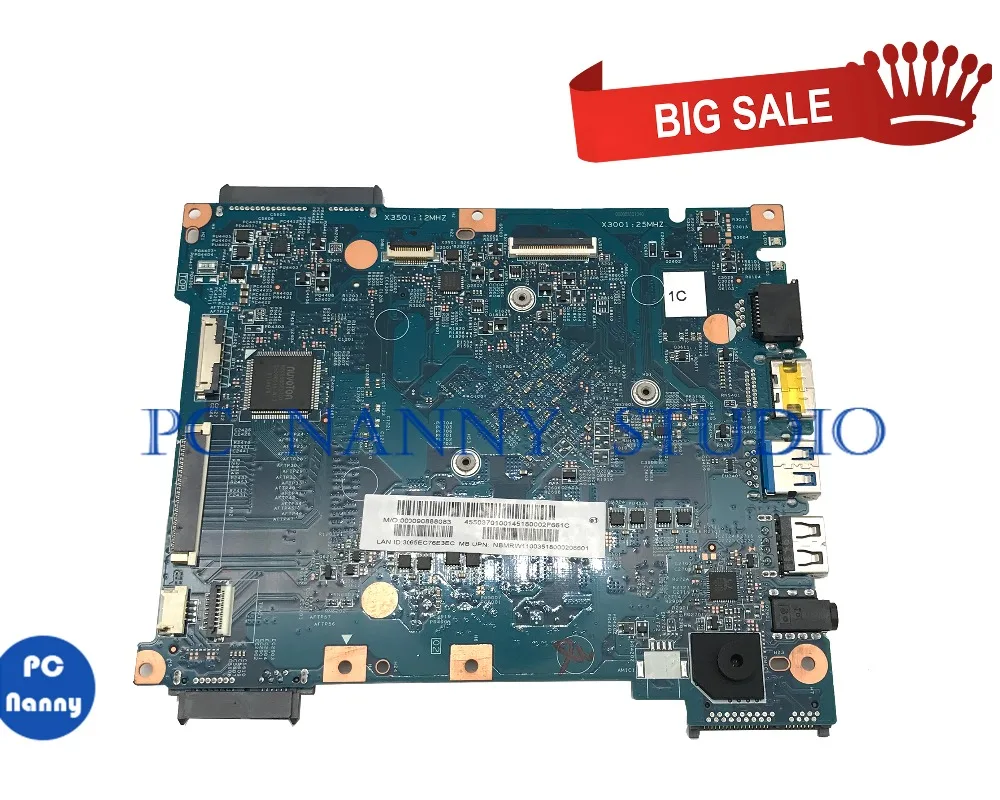 PCNANNY NBMRW11003 448.03707.0011 для ноутбука Acer aspire ES1-512 материнская плата N2940 процессор