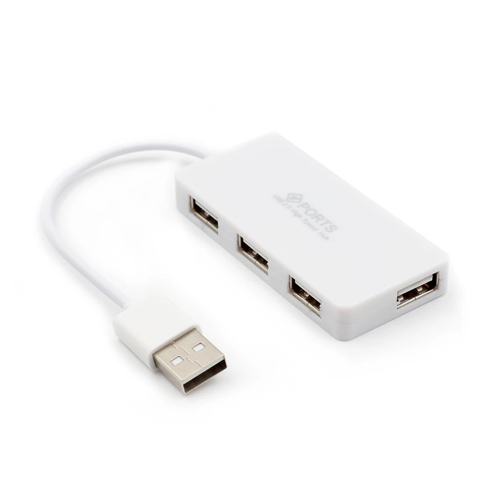 GOOJODOQ 4 порта USB 2 0 концентратор сплиттер кабель адаптер для ноутбука ПК Macbook тонкий