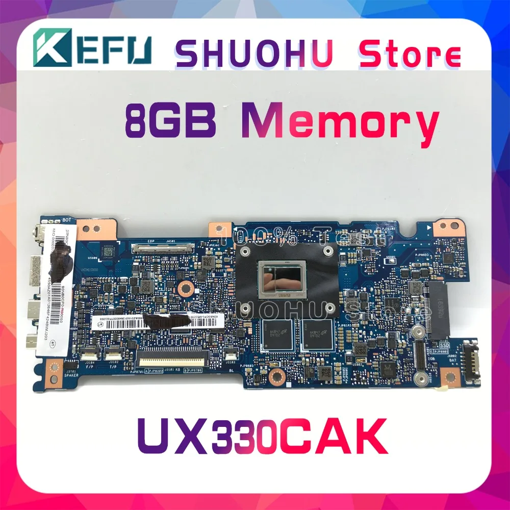 KEFU для ASUS ZenBook UX330CAK UX330CA UX330C UX330 материнская плата ноутбука с памятью 8 Гб