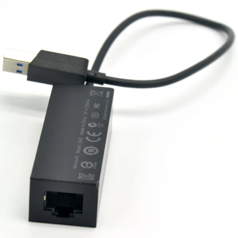 For Microsoft Surface USB 3.0 Gigabit Ethernet Adapter to RJ45 LAN Network for 3/Surface Pro 3/4 | Компьютеры и офис