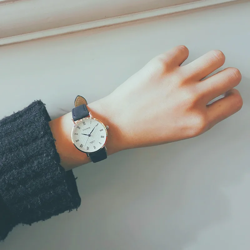 Новое поступление Ulzzang модные брендовые женские часы Женские Ретро стиль