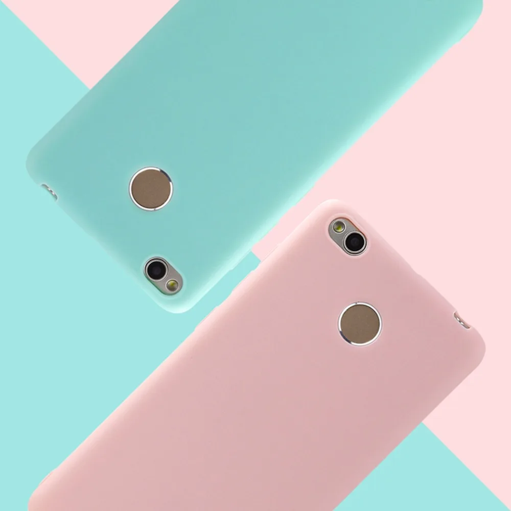 Мягкий чехол карамельного цвета матовый для xiaomi mi a1 A2 Lite 8 SE Redmi 6 6A 5 Plus S2 Note 5A Pro 4X 4