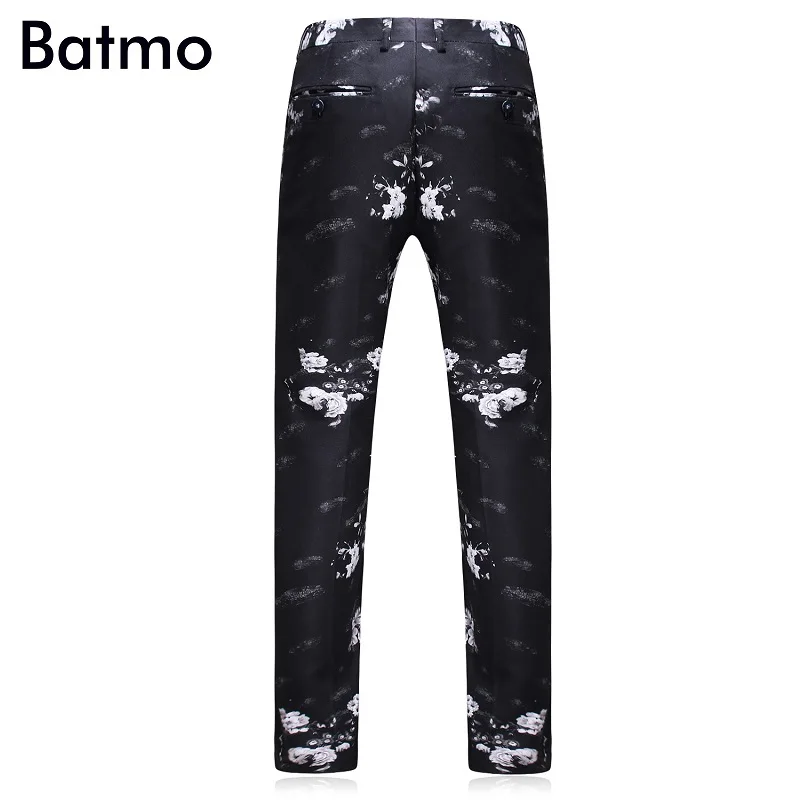 Batmo 2017 новое поступление высококачественный модный мужской костюм с принтом