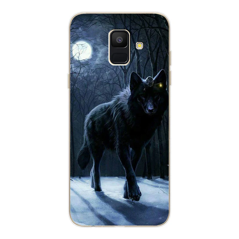 Case For Samsung Galaxy A6 Plus 2018 Cartoon Cover Soft Silicone Phone Back for A 6 600 610 Fundas Coque |