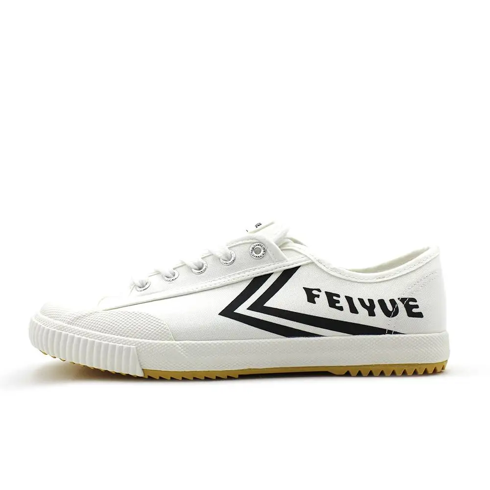 Feiyue/Новинка года; стильные белые кроссовки в стиле ретро; обувь для боевых искусств; обувь для мужчин и женщин - Цвет: White black