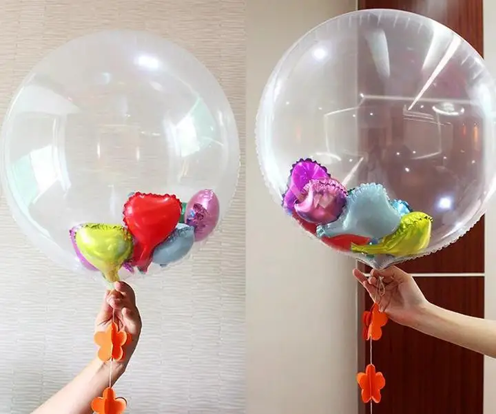 24 дюймовые прозрачные фольгированные фотообои оригинальные декор для свадьбы