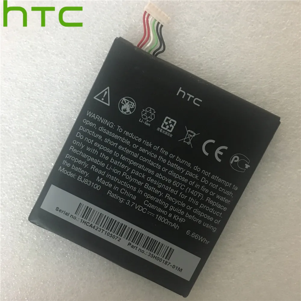 HTC оригинальный сменный литий полимерный аккумулятор BJ83100 для One X G23 S S720e Z520e Z520d S728e