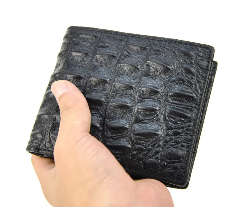 Мужской винтажный короткий бумажник из натуральной кожи двойной держатель для