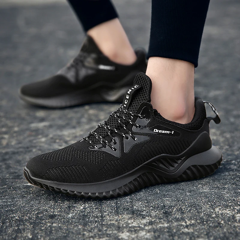2019 Spring Summer Men Shoes New Male Ultralight Breathable Flying Woven Flats Students Casual Lace-up Fitness Size 39-46 | Обувь