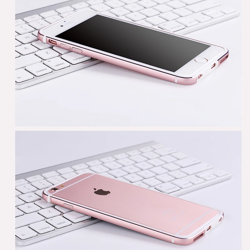 Алюминиевый бампер гибкий силиконовый чехол для iPhone 7 6S 8 XS Max XR Роскошный Жесткий